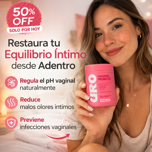 URO VAGINAL PROBIÓTICO® - RECUPERA TU CONFIANZA ÍNTIMA Y OLVÍDATE DEL MAL OLOR