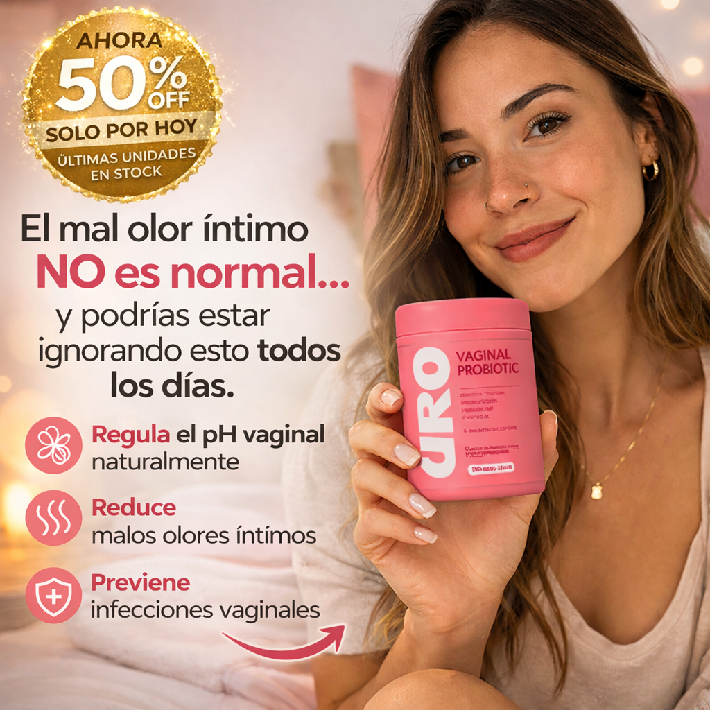 URO VAGINAL PROBIÓTICO® - RECUPERA TU CONFIANZA ÍNTIMA Y OLVÍDATE DEL MAL OLOR
