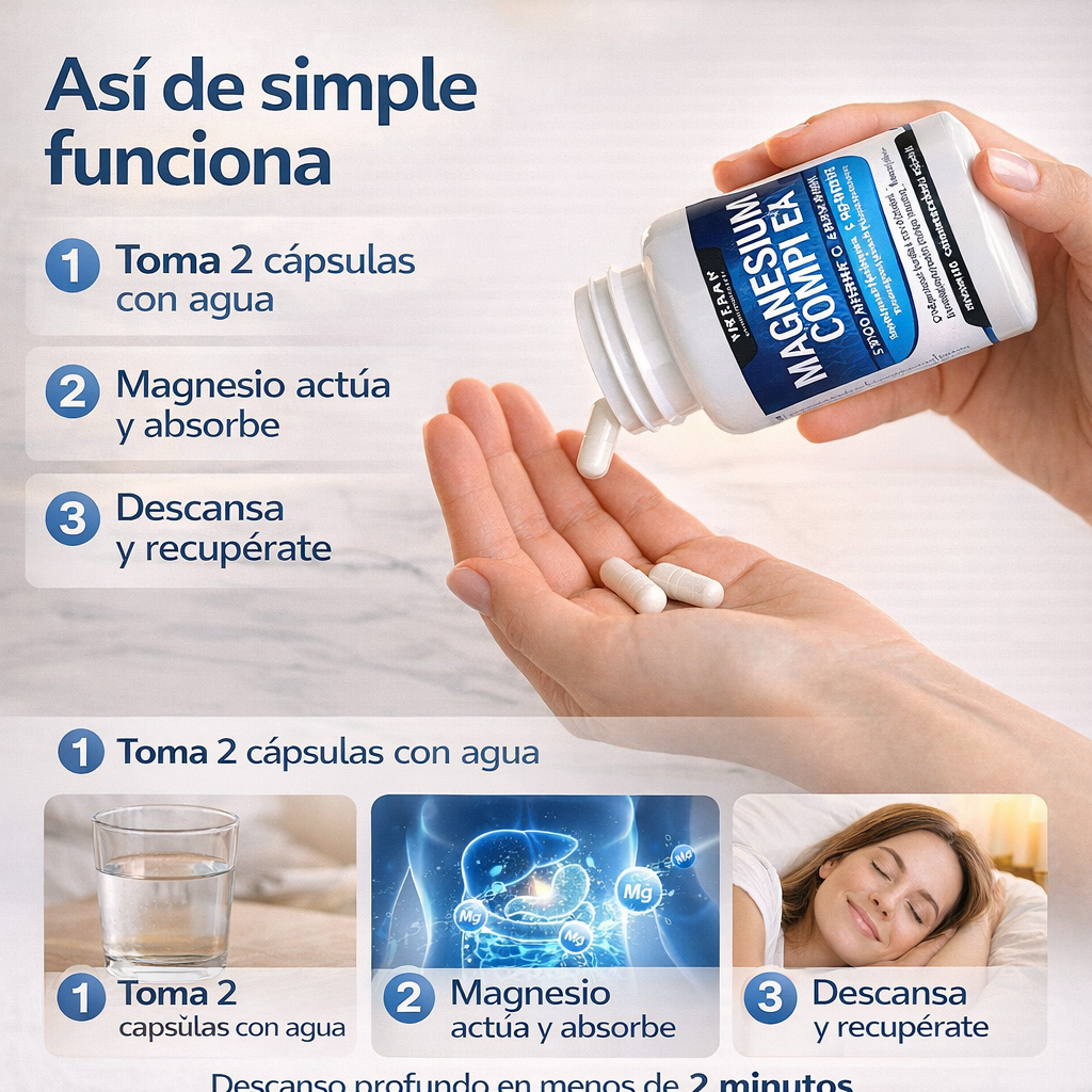 MAGNESIO COMPLEX 8 ELEMENTOS 1000 MG