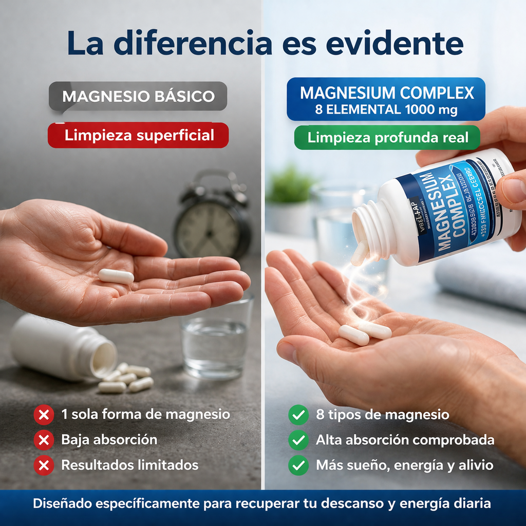 MAGNESIO COMPLEX 8 ELEMENTOS 1000 MG