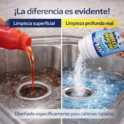 Polvo Limpiador De Drenaje - OFERTA INCREÍBLE LLEVA 3 X 1