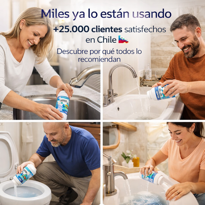 Polvo Limpiador De Drenaje - OFERTA INCREÍBLE LLEVA 3 X 1