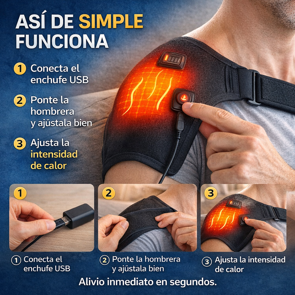 Hombrera Térmica 3 Niveles de Calor