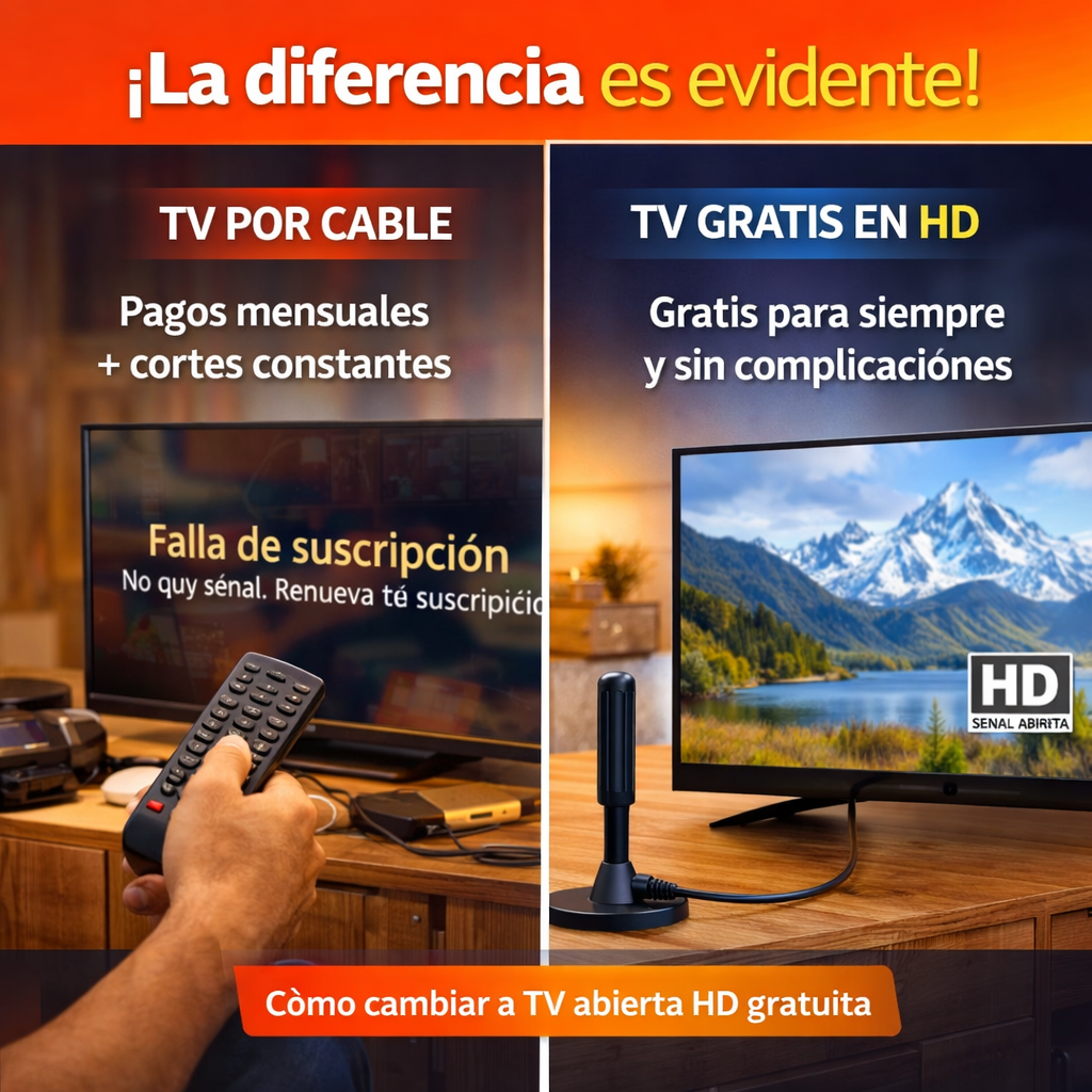 Antena digital hd tv